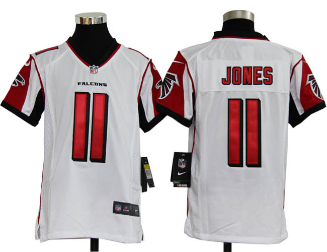 NFL South Jersey Atlanta Falcons 11 Alabama Julio Jones Nike Youth white